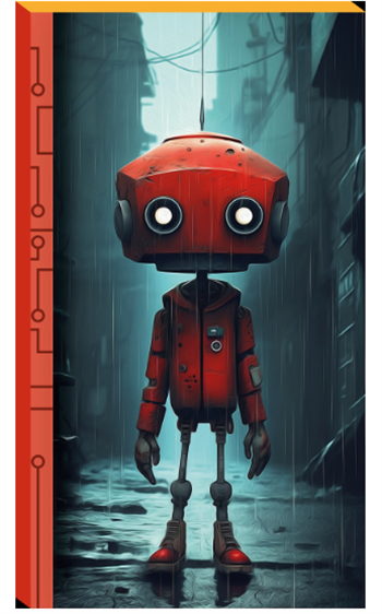 Lilamor Robot Defter 9X16 48 Syf.(5 Ass.)