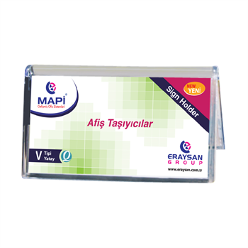 Mapi V Tipi Afiş Taşıyıcı 220X110 Yatay