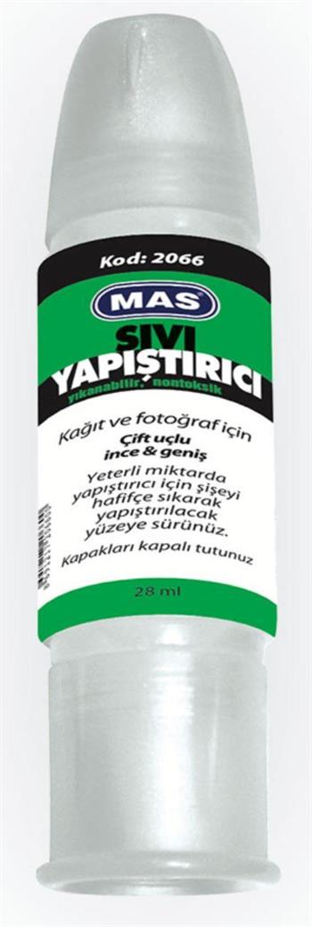 Mas Sıvı Yapıştırıcı Çift Uçlu 28 Ml 2066