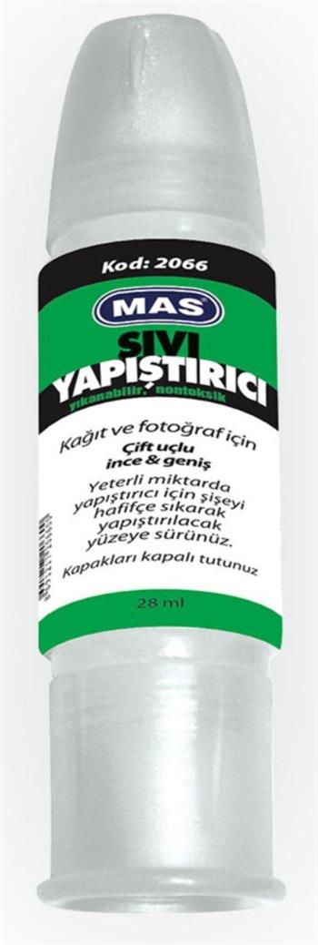 Mas Sıvı Yapıştırıcı Çift Uçlu 28 Ml 2066