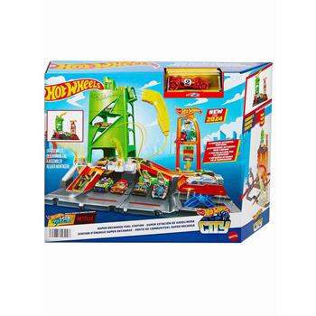 Mattel Hot Wheels Elektrikli Araç Şarj İstasyonu Oyun Seti Mtl-Htn79