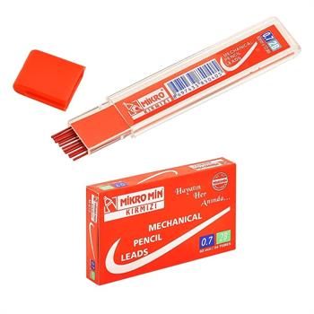 ŞHN Mikro M-610 60Mm Kurşun Kalem Ucu Kırmızı 0.7Mm T.