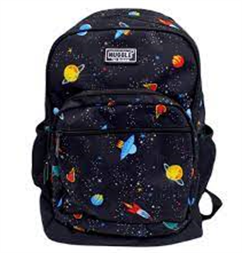 Muggle Mu-0402 Ot-Galaxy Siyah Okul Çantası