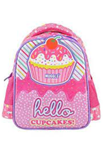 Muggle Mu-7075 Cup Cake Pembe Anaokulu Çantası