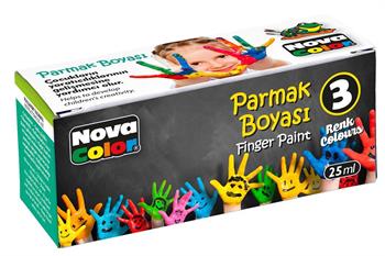Nova Color Parmak Boyası 3 Lu Nc-137