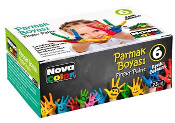 Nova Color Parmak Boyası 6 Li Nc-138