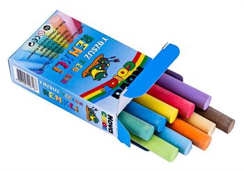 Nova Color Tozsuz Tebeşir Renkli 10 Lu Nc-4111