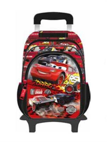 ŞHN Otto-48256 Cars Çekçekli İlkokul Çantası Check Vıctory