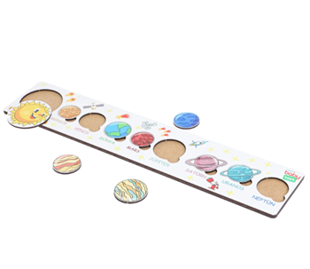 Panda Montessori Gezegenler Puzzle Kg-9346