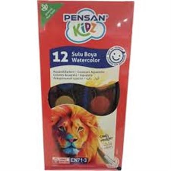 Pensan Kidz 12 Li SuluboyaTükenmez Kalemler