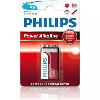 Philips 6Lr61A1B/10 Alkaline 9V X1 Pil