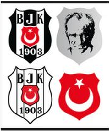 Piolent BJKST26012 Atatürk ve Beşiktaş Sticker Sheet