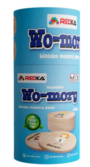 Redka Wo-Mory (4 Model 12 Li Dısplay Ahşap Hafıza Oyunu )