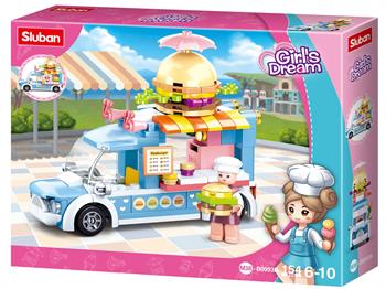 Sluban Gırls Dream Yemek Arabası-Hamburger