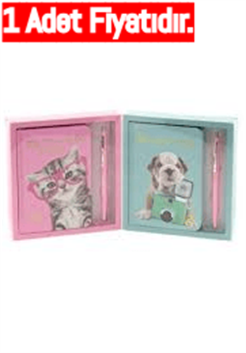 Studio Pets Pt-7788 Defter+Jel Kalem Kutulu (1 Adet)