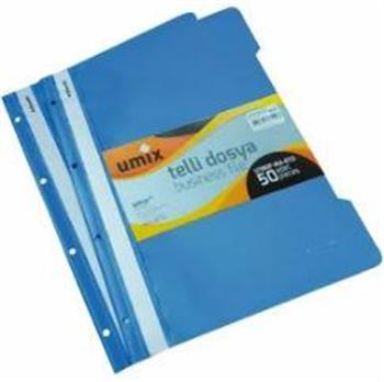 Umix Eco Telli Dosya Mavi U1180 Eco 50Li