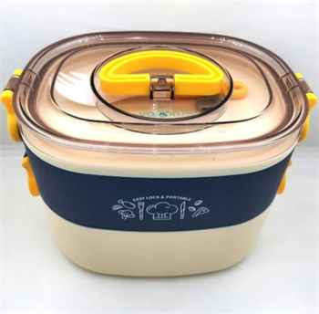 Vagonlife  1200 Ml 3 Bölmeli Karma Renk Paslanmaz Çelik Lunchbox BL50251-2