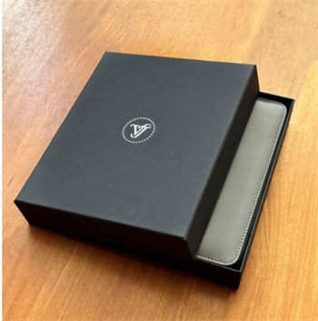 Vj 123-0278 VictoriaS Journals Panama Smthy Folder Organizer-Defter 14.8X21 Cm 120 Gr. 80 Yp.Çizgili . Gri