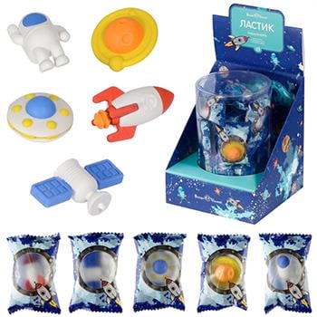 Vj 42-0048 Silgi Happygraphix Space, 5 Çeşit (1 Adet)