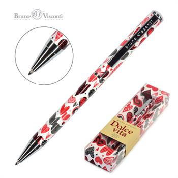 Vj Dolce Vita Tükenmez Kalem -Mavi- 0.7 Mm. Kutulu-Metal Gövde (Renkli Kalpler)