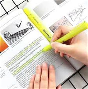 Writech W-805S Basmalı Fosforlu Kalem Neon 6 Renk(Mavi-Pembe-Mor-Sarı-Turuncu-Yeşil) (1 Adet) 