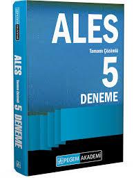 2024 ALES Tamamı Çözümlü 5 Deneme - Pegem Akademi Yayıncılık - ALES-DGS8.Sınıf