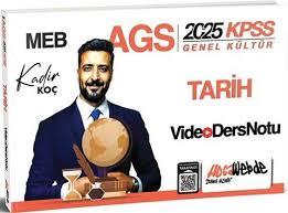2025 MEB AGS KPSS Tarih Video Ders Notu - HocaWebde Yayınları8.Sınıf
