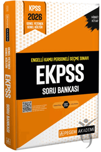 2026 E-KPSS Engelli Kamu Personeli Seçme Sınavı Soru Bankası - Pegem Akademi YayıncılıkDiğer Kırtasiye Ürünleri