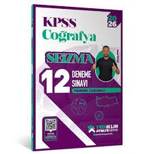 2026 KPSS Atölye Serisi Coğrafya Seizma Tamamı Çözümlü 12 Deneme SınavıDiğer Kırtasiye Ürünleri