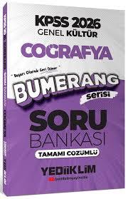 2026 KPSS Genel Kültür Bumerang Coğrafya Tamamı Çözümlü Soru Bankası - Yediiklim Yayınları - KPSSKPSS Hazırlık