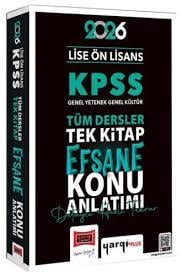 2026 KPSS Lise Ön Lisans GK-GY Tüm Dersler Tek Kitap Efsane Konu Anlatımı - Yargı Yayınevi - KPSSKPSS Hazırlık