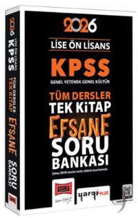 2026 KPSS Lise Ön Lisans GK-GY Tüm Dersler Tek Kitap Efsane Soru Bankası - Yargı Yayınevi - KPSSDiğer Kırtasiye Ürünleri
