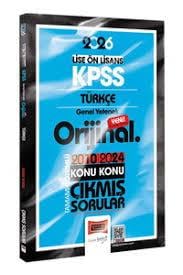 2026 KPSS Lise-Önlisans Türkçe Orijinal 2010-2024 Konu Konu Çıkmış Sorular - Yargı Yayınevi - KPSSKPSS Hazırlık