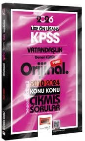 2026 KPSS Lise-Önlisans Vatandaşlık Orijinal 2010-2024 Konu Konu Çıkmış Sorular - Yargı Yayınevi - KPSSKPSS Hazırlık