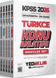 2026 KPSS Ortaöğretim Ön Lisans Genel Yetenek Konu Anlatımı Modüler Set - Yediiklim Yayınları - KPSSKPSS Hazırlık