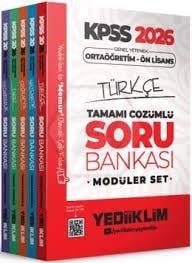 2026 KPSS Ortaöğretim Ön Lisans Genel Yetenek Tamamı Çözümlü Soru Bankası Modüler SetDiğer Kırtasiye Ürünleri