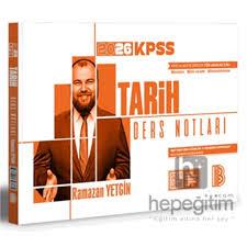 2026 KPSS Tarih Ders Notları - Benim Hocam Yayınları - KPSSKPSS Hazırlık