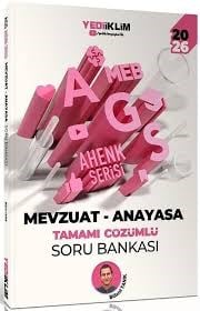 2026 MEB AGS Ahenk Serisi Mevzuat - Anayasa Tamamı Çözümlü Soru Bankası - Yediiklim Yayınları - ÖABTHazırlık Kitapları