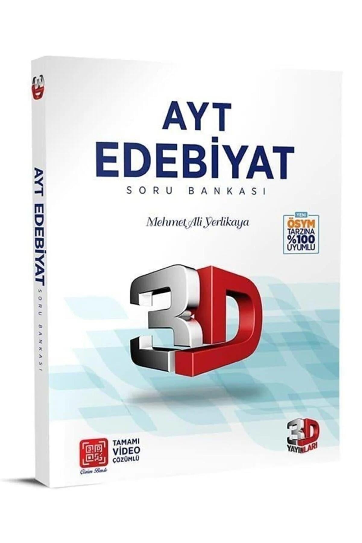 3D Yayınları Ayt Edebiyat Soru Bankası3D Yayınları Ayt Edebiyat Soru Bankası - Kirtasiyem.netAYT