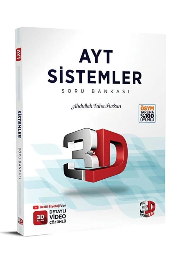 3D Yayınları Ayt Sistemler Soru Bankası3D Yayınları Ayt Sistemler Soru Bankası - Kirtasiyem.netAYT