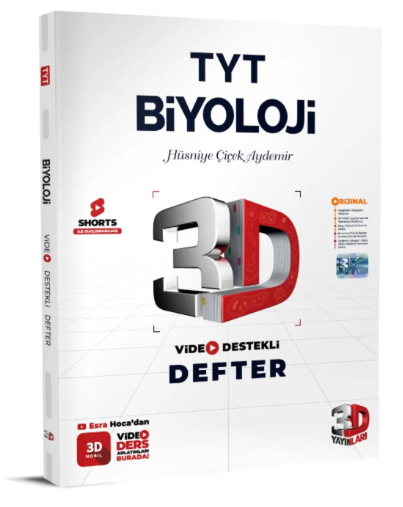3D Yayınları Tyt Biyoloji VDD 20233D Yayınları Tyt Biyoloji VDD 2023 - Kirtasiyem.netTYT