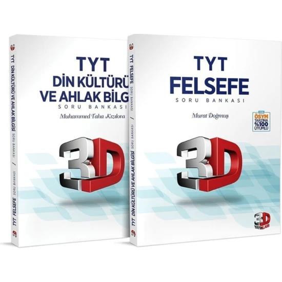 3D Yayınları Tyt Felsefe + Din Kul. Ve Ahlak Bil. Soru Bankası3D Yayınları Tyt Felsefe + Din Kul. Ve Ahlak Bil. Soru Bankası - Kirtasiyem.netTYT