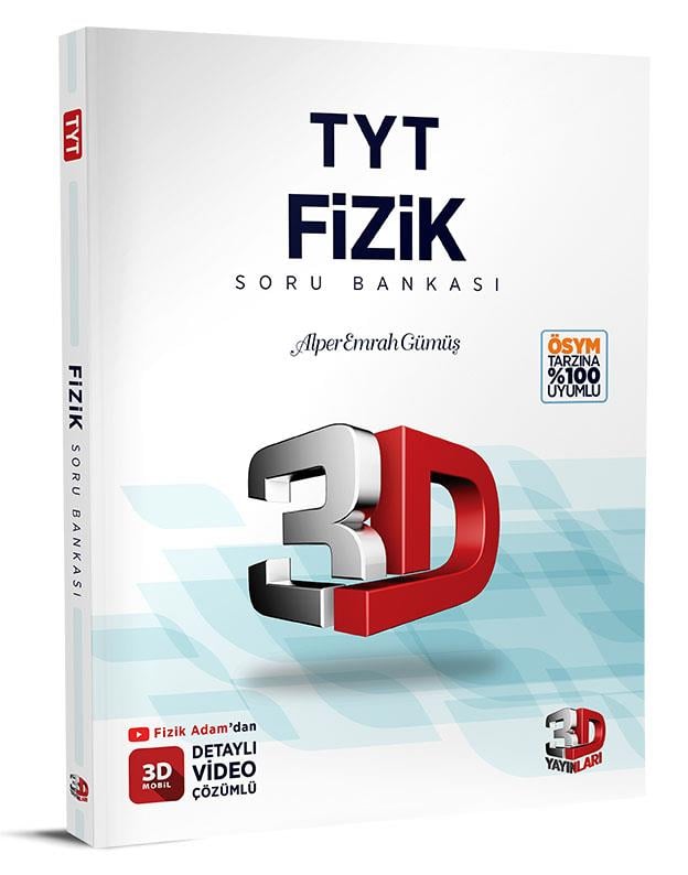 3D Yayınları Tyt Fizik Soru Bankası3D Yayınları Tyt Fizik Soru Bankası - Kirtasiyem.netTYT