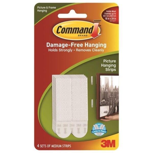 3M Command Orta Boy Cırt Cırt Bant  3M 17201-4Pk3M Command Orta Boy Cırt Cırt Bant  3M 17201-4Pk - Kirtasiyem.netDiğer Bantlar