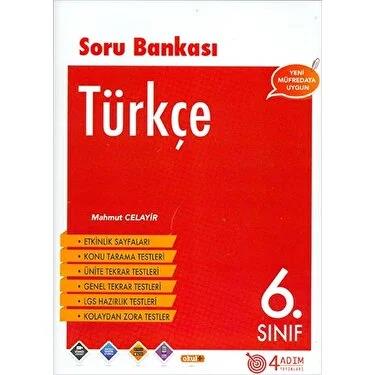 4 Adım 6. Sınıf Türkçe Soru Bankası4 Adım 6. Sınıf Türkçe Soru Bankası - Kirtasiyem.net6.Sınıf