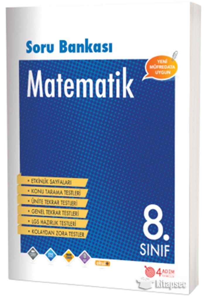 4 Adım 8. Sınıf Matematik Soru Bankası4 Adım 8. Sınıf Matematik Soru Bankası - Kirtasiyem.net8.Sınıf