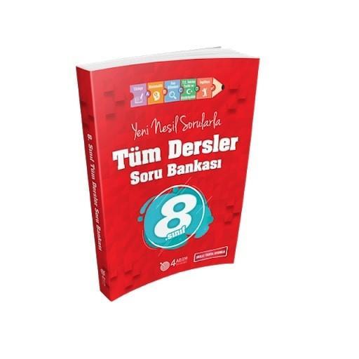 4 Adım 8. Sınıf Tüm Dersler Soru Bankası4 Adım 8. Sınıf Tüm Dersler Soru Bankası - Kirtasiyem.netOrtaokul