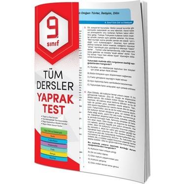 4 Element 9. Sınıf Tüm Dersler Yaprak Test4 Element 9. Sınıf Tüm Dersler Yaprak Test - Kirtasiyem.net9.Sınıf