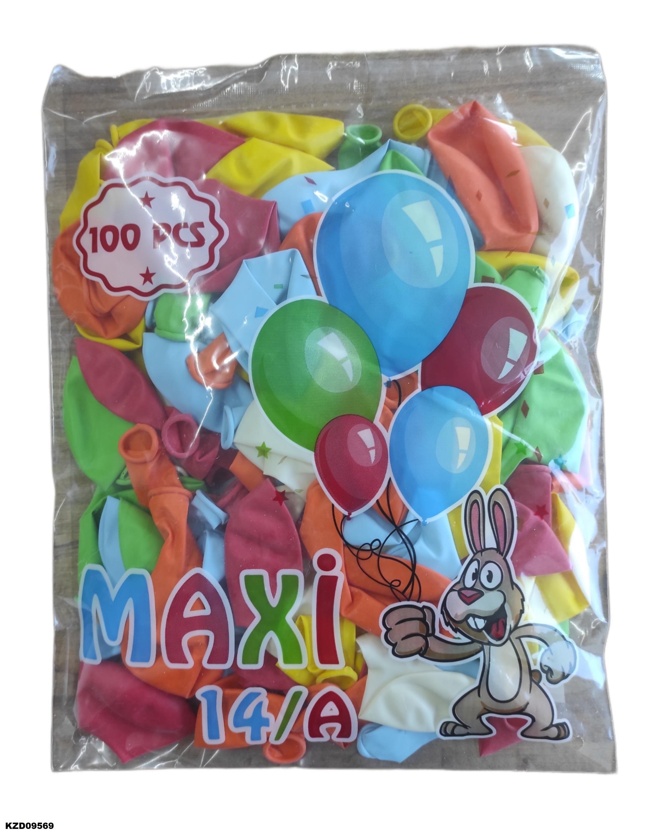 A.K.Maxi Karışık Balon 14/A 100 LüA.K.Maxi Karışık Balon 14/A 100 Lü - Kirtasiyem.netBalon