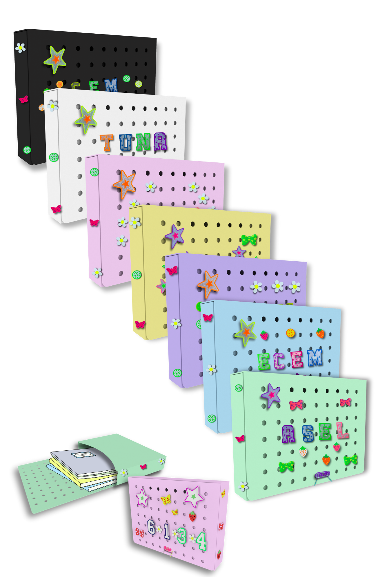 Abka Delic Seri Kutu KlasorProje Çantaları